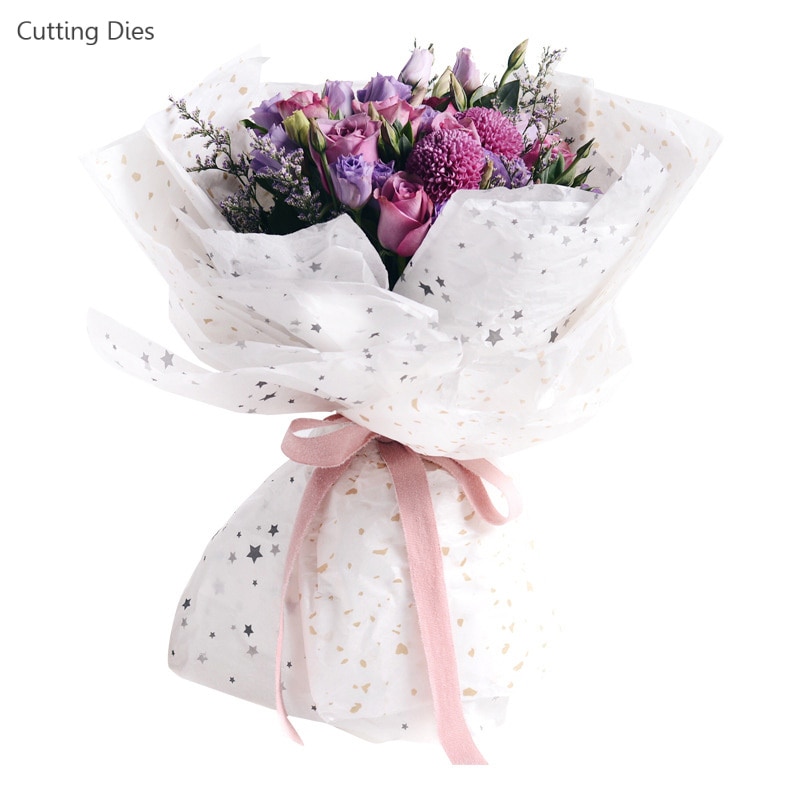 10 Stks/partij 50X70 Cm Brief Gedrukt Tissue Papier Voor Verpakking Wikkelen Decoratieve Papers Card Maken Diy Handgemaakte Craft