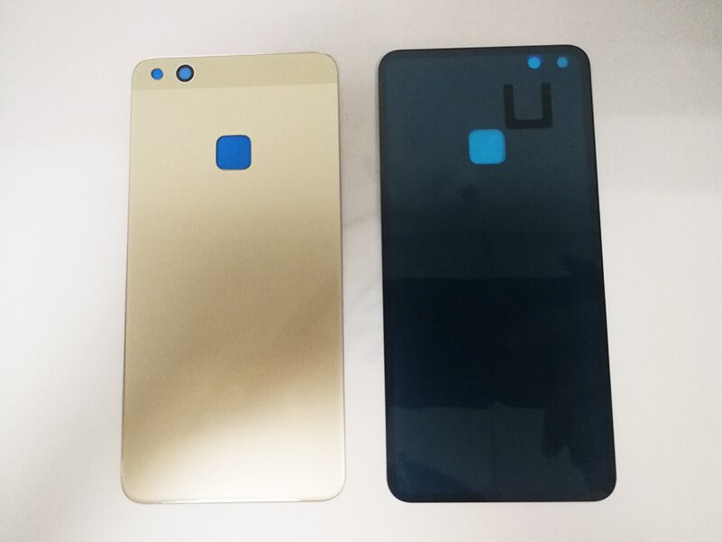 Q & y qyjoy batteri bakomslag för huawei  p10 lite dörrfodral för byte av huawei  p10 lite hus + bakre kamera glaslinsfodral
