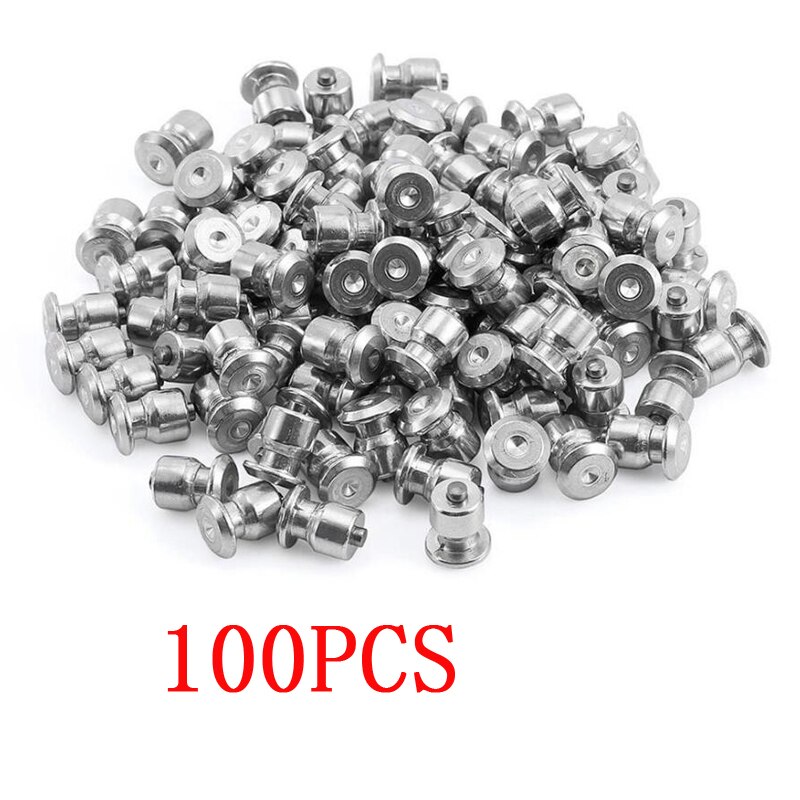 100 stk vinterhjul dekk antiskli spiker bil atv motorsykkel dekk 8 x 10mm