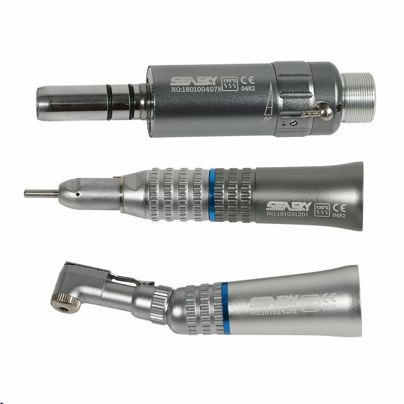 Nsk Stijl Dental Slow Lage Snelheid Handstuk Straight Contra Hoek Air Motor 2/4 Gaten