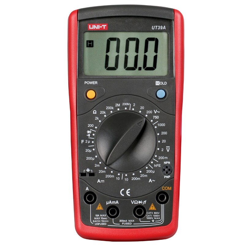 Digital Multimeter UNI-T UT39A/UT39B/UT39C/UT39E AC DC Handheld multimetro ture rms with lcd display: UT39A
