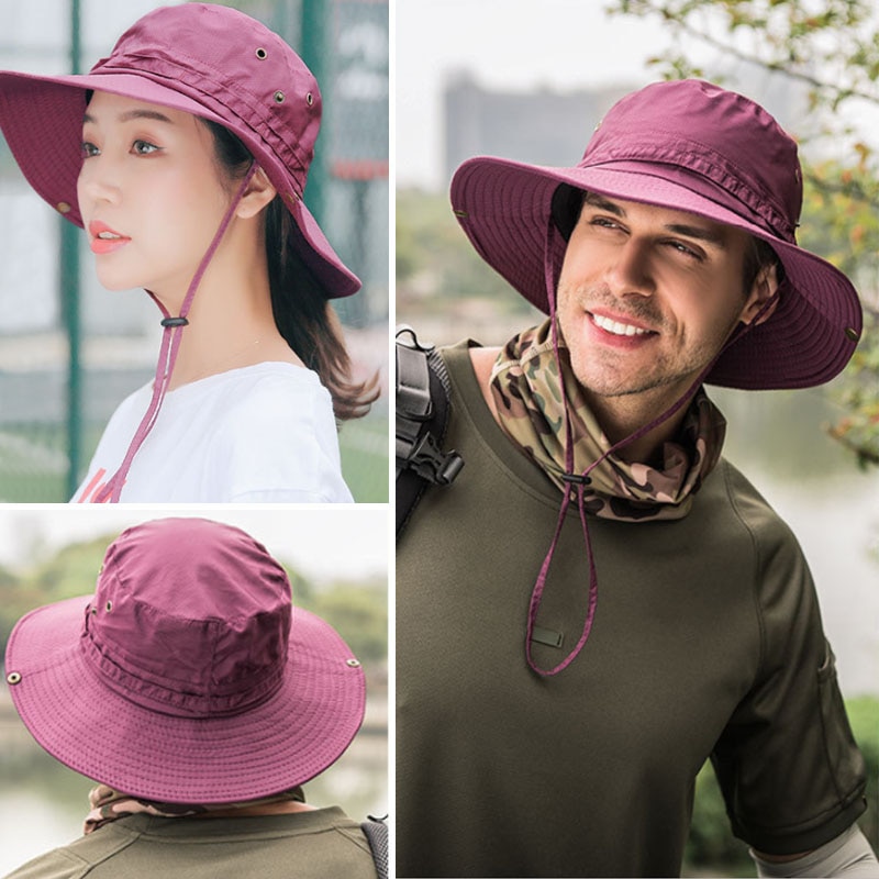 Boné de pesca de verão chapéu de pesca de proteção uv feminino boné de pescador ao ar livre unisex chapéu de balde dobrável chapéu de montanhismo