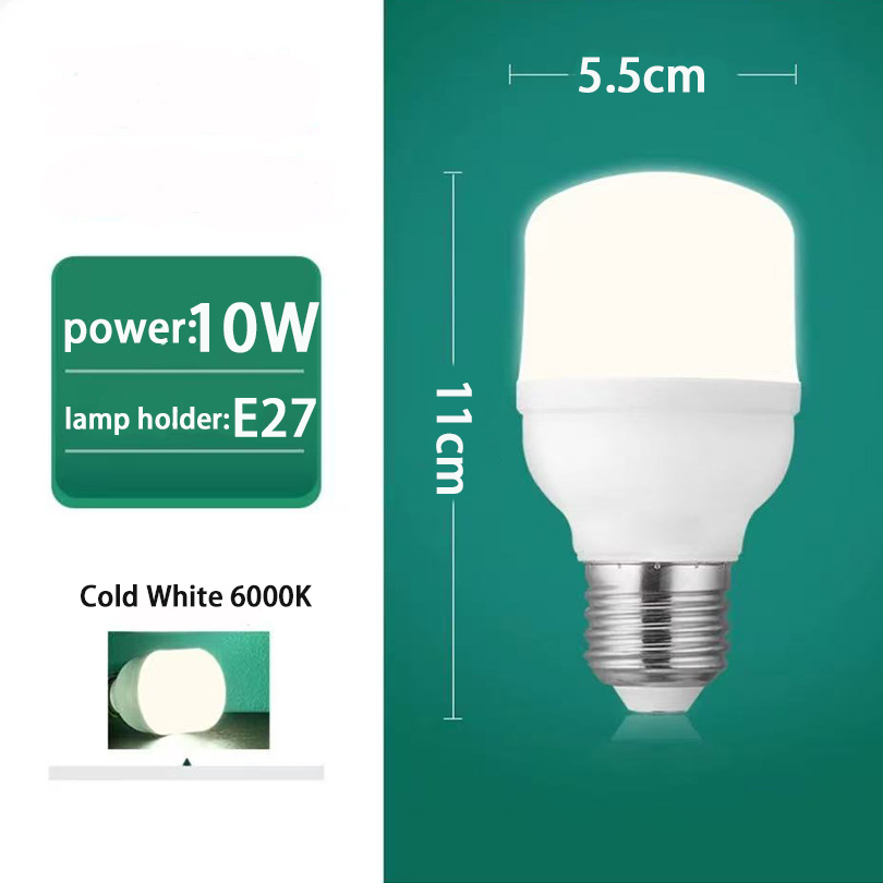 Bombillas LED grandes E27 20W 30W 40W 50W luces de boca de tornillo lámpara de ahorro de energía Interior sala de estar dormitorio iluminación de oficina: YELLOW / Verde