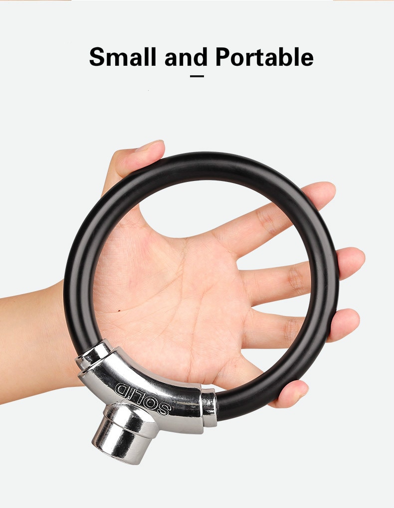 Mini Locks Chains And Locks 2 buttons Portable Zinc Alloy Mountain Bike Ring Lock Anti-theft Lock Bicycle Road Bike Safety lock