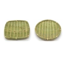 Easter Basket for Embroidery Rattan Basket Bamboo Woven Baskets Handmade Farm Kitchen Fruit Dessert Snacks Bread Basket