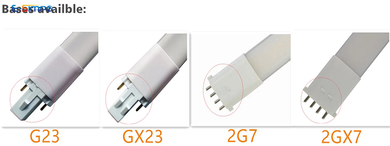 5Pcs Led Lamp 2Pin G23/GX23/2G7/2GX7 Horizontal Plug Light CE RoHS 4W 5W 6W 7W CFL PL-S 7W 9W 13W Replacement