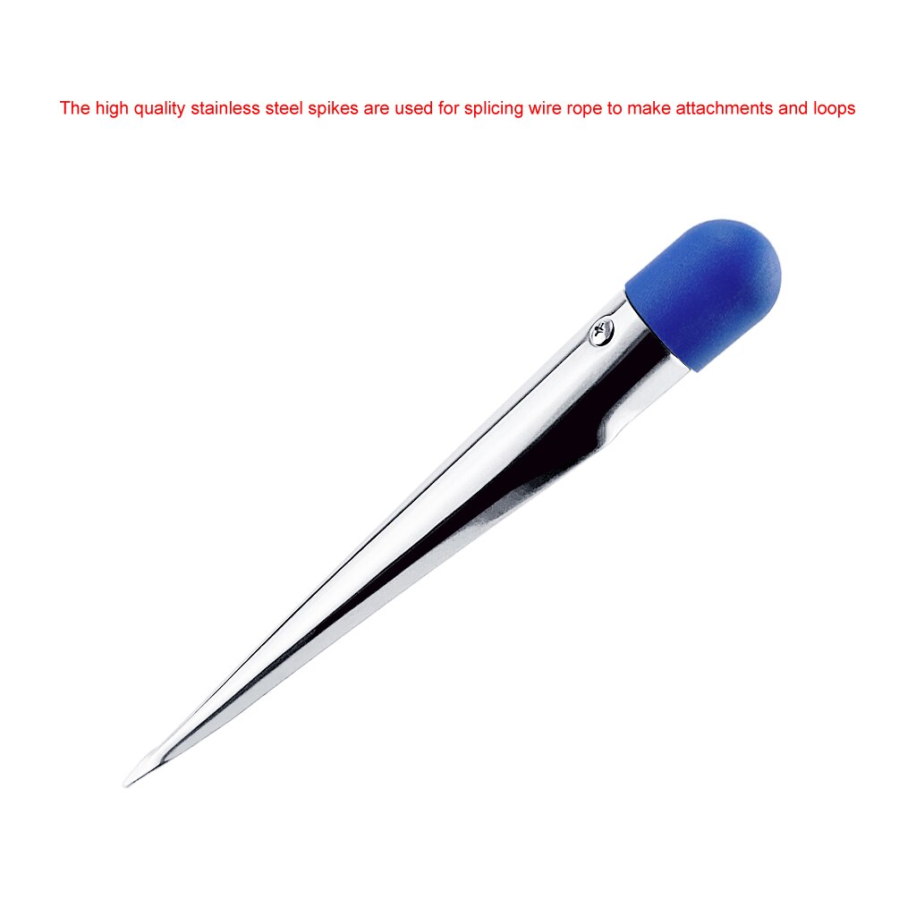 Rope Splicing Fid Spike Stainless Steel 304 Rope Splicing Spike Fid With Nylon Handle Yacht Boat Accessory Handle Strand Rigger