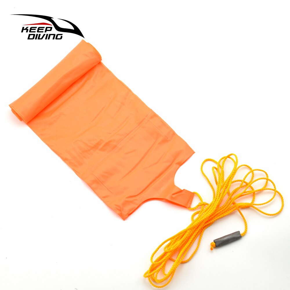 1.4M Mini Pvc Duiken Signaal Buis Opvouwbare Opblaasbare Veiligheid Worst Oppervlak Boei (Smb) Diver Hieronder