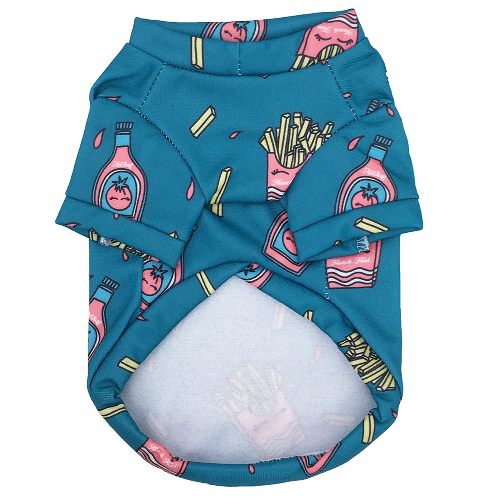 Veste de noël pour chien, vêtement d'hiver , manteau pour chiot, vêtement à capuche pour petit, moyen gabarit: Bleu / XL