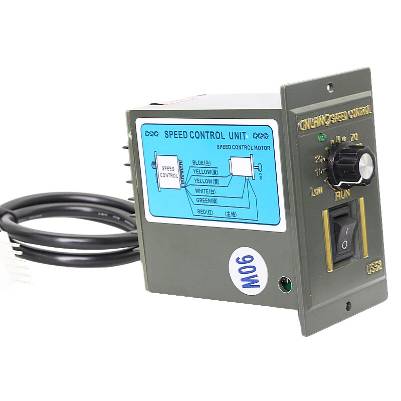 US-52 220V 6W 15W 25W 40W 60W 90W 120W 180W 200W 250W AC Motor Speed Controller AC Regulator Motor Control Foreward Backward