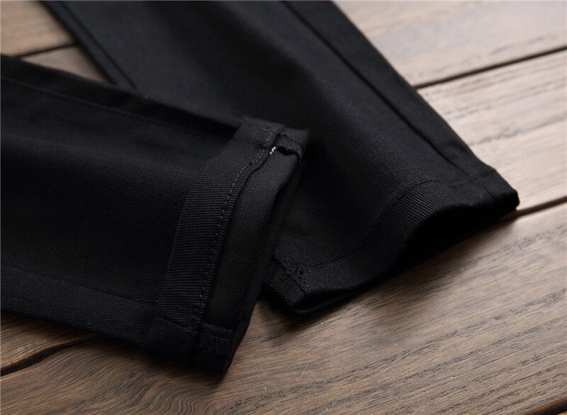 Menns mannlige bukse amerikansk stil uformelt digital utskrift slanke blomsterbukser jeans tøye ut uformelt denim bukser 5613