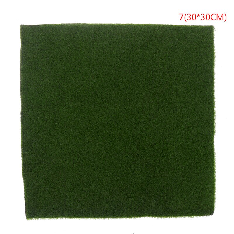 DIY Artificial Grass Board Wedding Mini Garden Micro Landscape Decor Accessories Simulation Moss Turf Lawn Wall Green Plants: A7