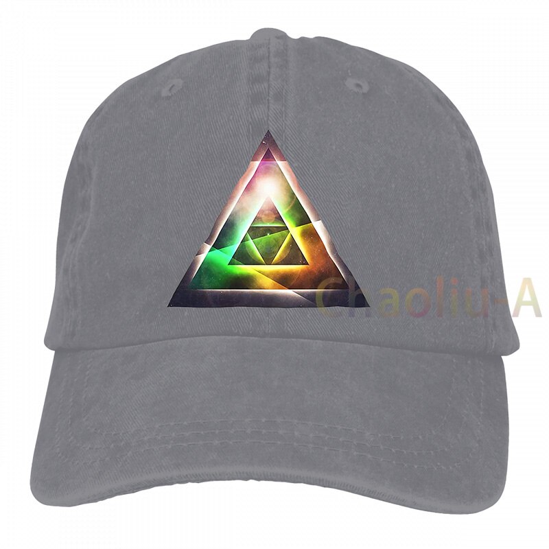 Spiritual Path Triangle Pyramid Chakra Numerology Clip Svg Japan Rianbow Baseball cap men Trucker Hats adjustable cap: 2-Gray