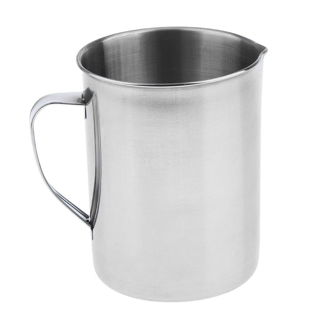 Stainless Steel Laboratory Measuring Cup Beaker Lab Graduated Beaker 2000ml
