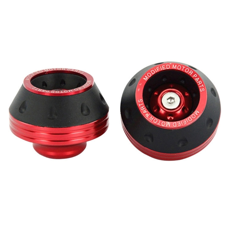 Wheel Crash Protector Motorbike Falling Scooters Wheel Crash Pad: Red