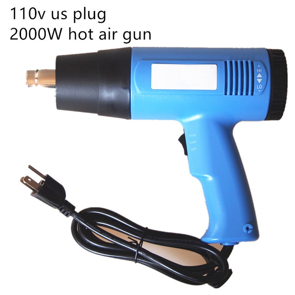 110V 2000W Heat Gun Thermostat Air Gun Blow Drying Nozzles US Plug Soldering Equipment Thermal Power tool