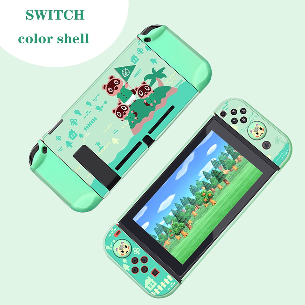 Nueva carcasa protectora rígida de Nintendo Switch, carcasa para consola de interruptores nitend, controlador Joy-Con, carcasa antideslizante, acoplamiento directo