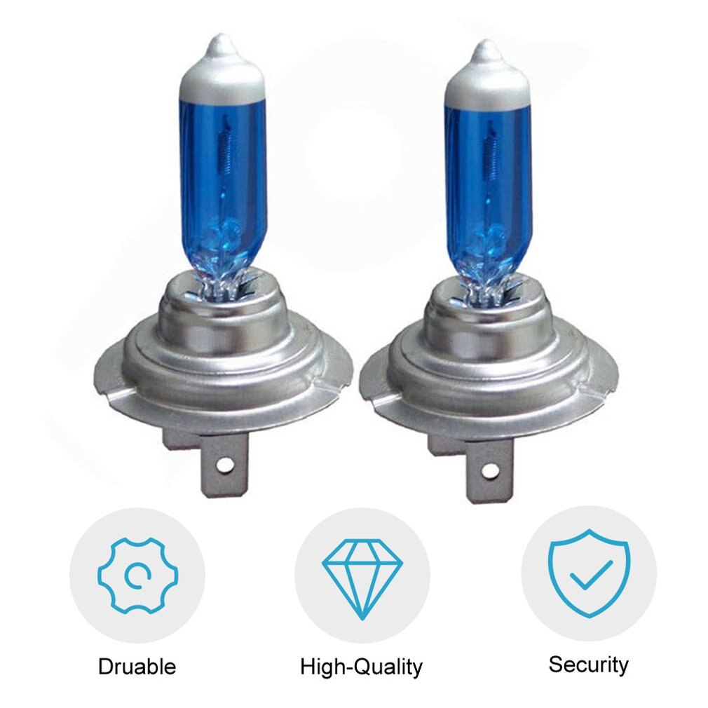 XRC H7 Halogen Lampen 6000K Extra Weiß - 80W 12V Auto Scheinwerfer 2er Set