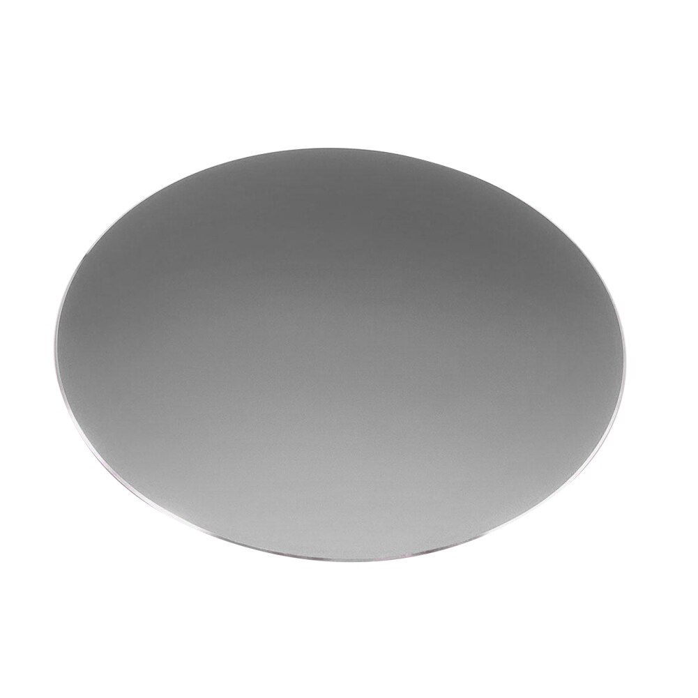 Aluminium Alloy Waterproof Round Desktop Gaming Mouse Mat Pad Computer Accessory: Dark Grey