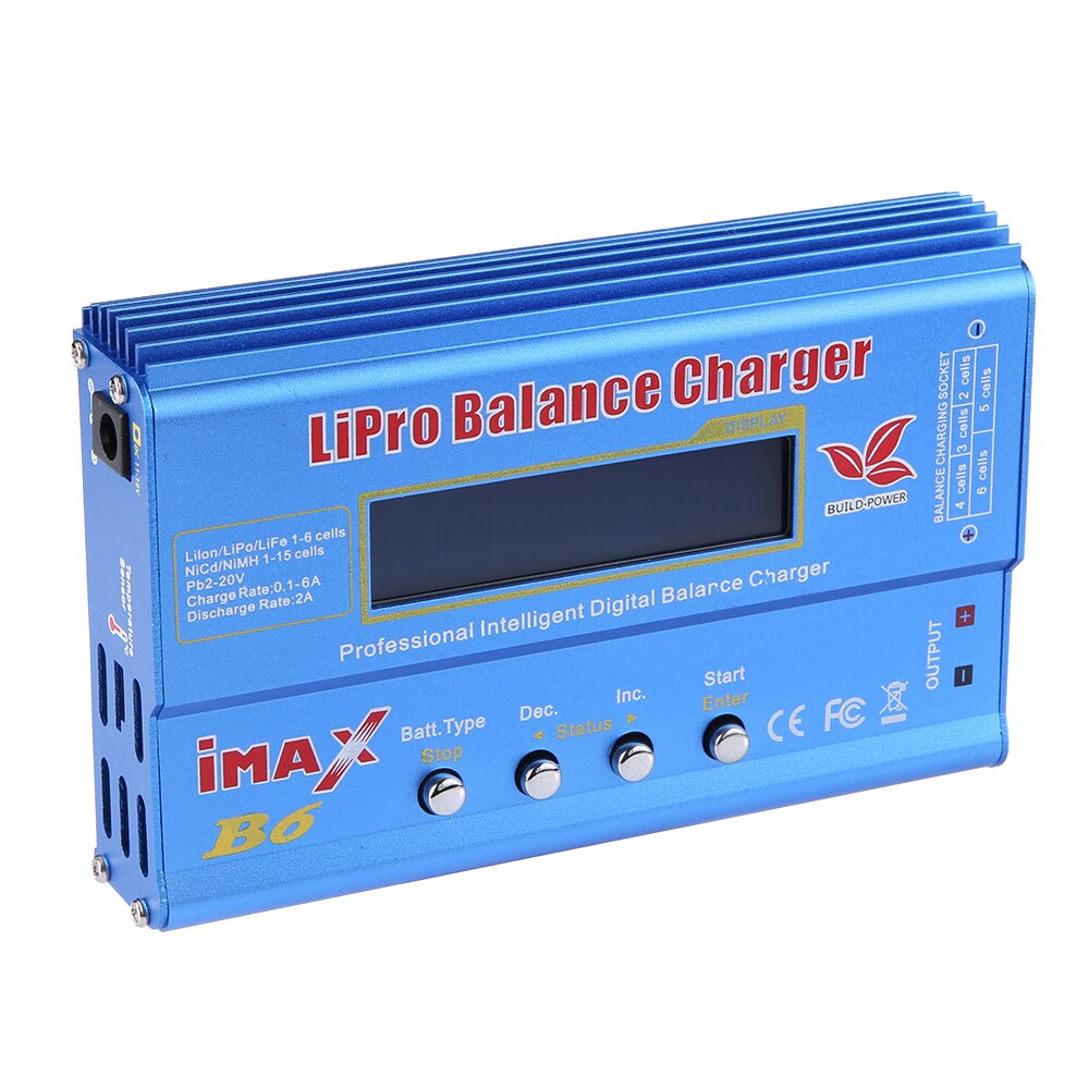 IMAX B6 80W con alimentación de CA 12v 5A Adapter RC + Tamiya T enchufe para lipro NiMH NiCd cargador de equilibrio de batería