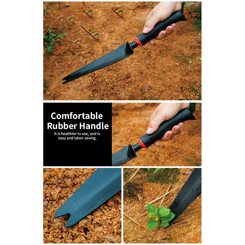 Herramienta con asa de madera para jardinería, azada para el hogar, jardín, agricultura, flores, plantación de flores, herramientas manuales