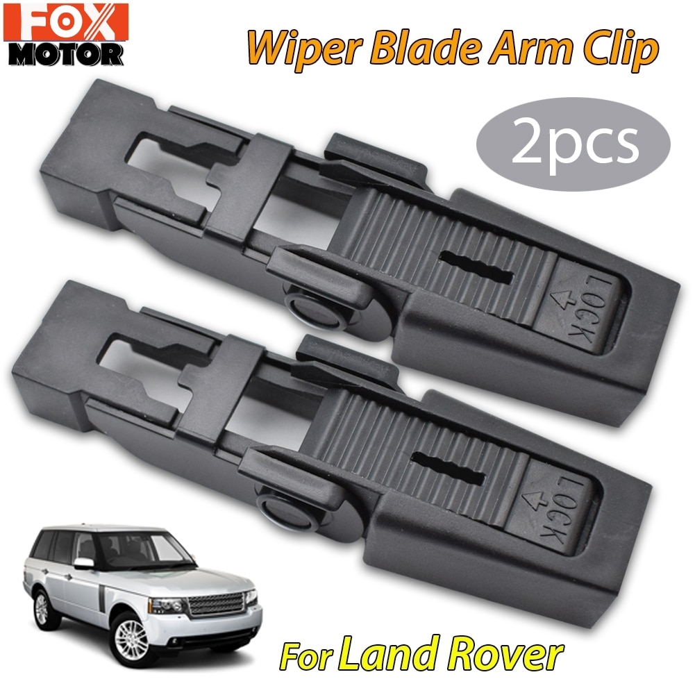 2Pcs Front Wiper Arm Blade Retaining Clip For Land Rover Discovery 2 Td5 1998 - 2004 Range Rover L322 2002 - OE# DKW100020