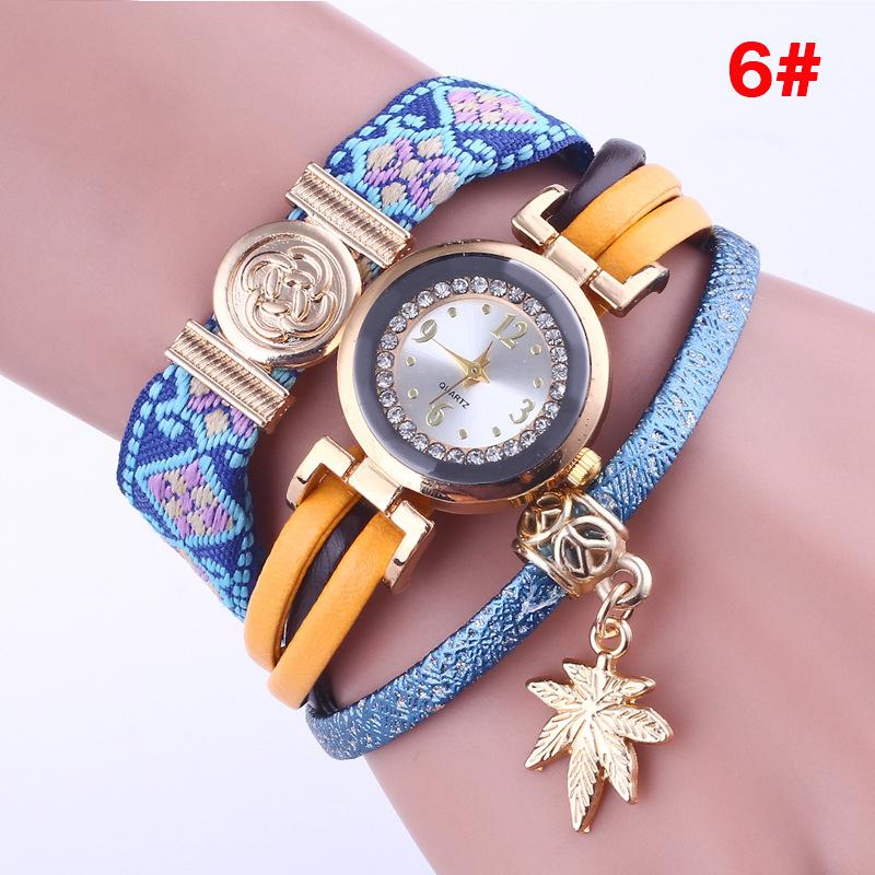 Antikke armbåndsure kvinder læderkjole armbåndsure kvinders quartz ur dameur orologio donna: 6