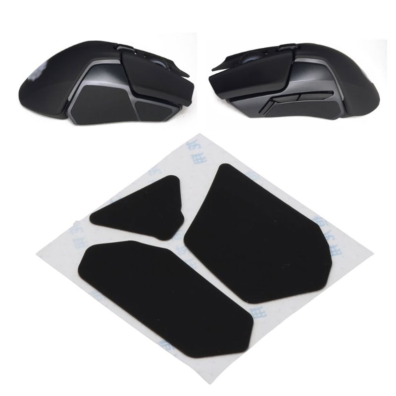 1 zestaw nóżka myszy łyżwy naklejki boczne odporne na pot podkładki z taśmą antypoślizgową dla steelSeries Rival 600 Mouse