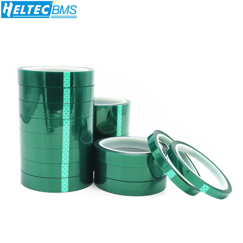 Green PET Tape Heat-resistant PET High Temperature Masking Shielding Tape for PCB Solder Plating Insulation Protection 33M