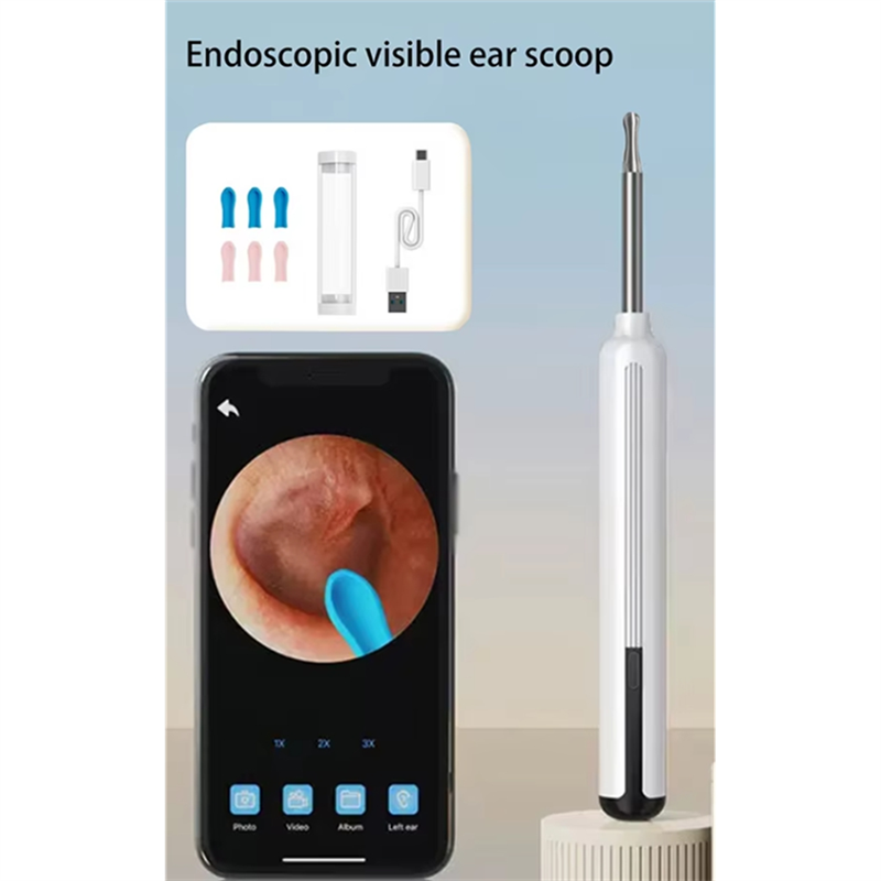 Abac-trådløst ørerensende endoskop intelligent visuell øseøregraver øreøse wifi