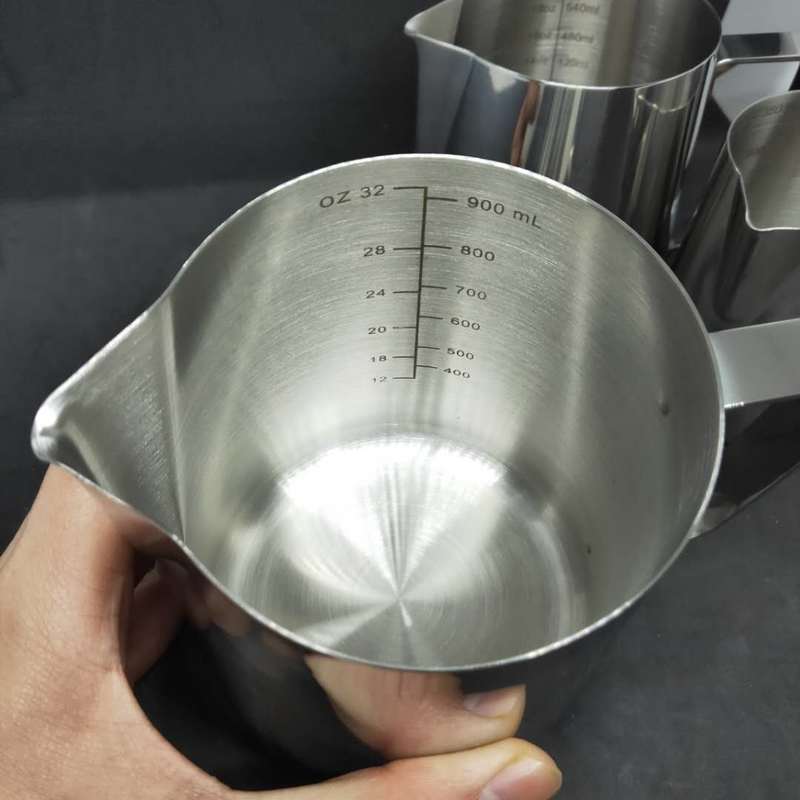 Olla de fusión de acero inoxidable, jarra para café, leche, Chocolate, cera, jabón, Base, herramientas para hacer velas, 350/580/900mL