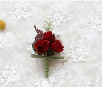 Sexemara bruiloft gala corsage ceremonie bloemen broche bruiloft corsages bruidegom bruidsjonkers knoopsgat bloemen corsage: Roze