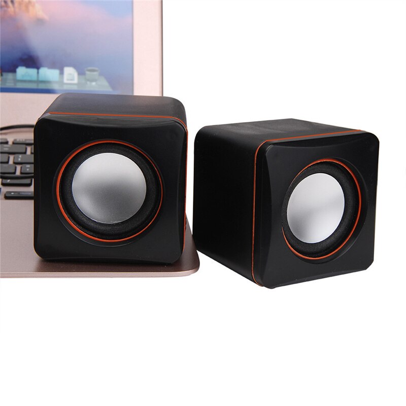 USB Mini Speaker Portable Music Player Amplifier Loudspeaker Stereo Sound Box for Computer Desktop PC Notebook