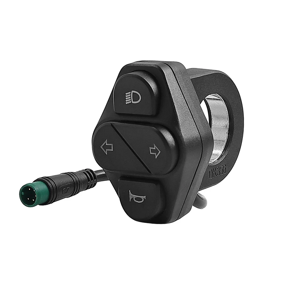 5-Pin Headlight Turn Signal Horn 3-in-1 Switch for Kukirin G2 Master Electric Scooter Turn Signal Headlight Switch Button: Default Title