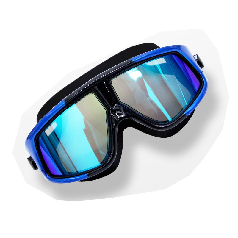 Duże oprawki profesjonalne pływanie wodoodporne miękkie okulary silikonowe okulary pływackie anty-mgła UV mężczyźni kobiety gogle dla kobiet mężczyzn