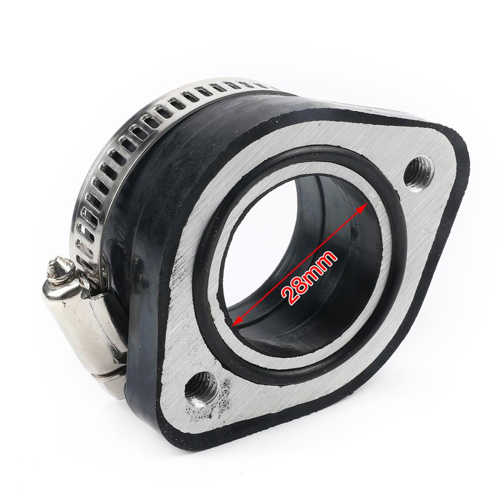 Motorrad PE28 28 & 30mm Vergaser Gummi Adapter Einlass Ansaugrohr Für ...