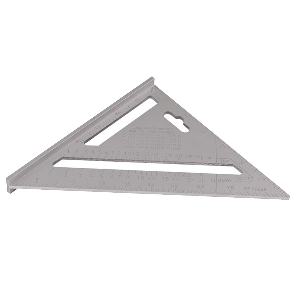 Triangular Angle Protractors Aluminum Alloy Square Speed Measuring Ruler for Framing Building L5 #4
