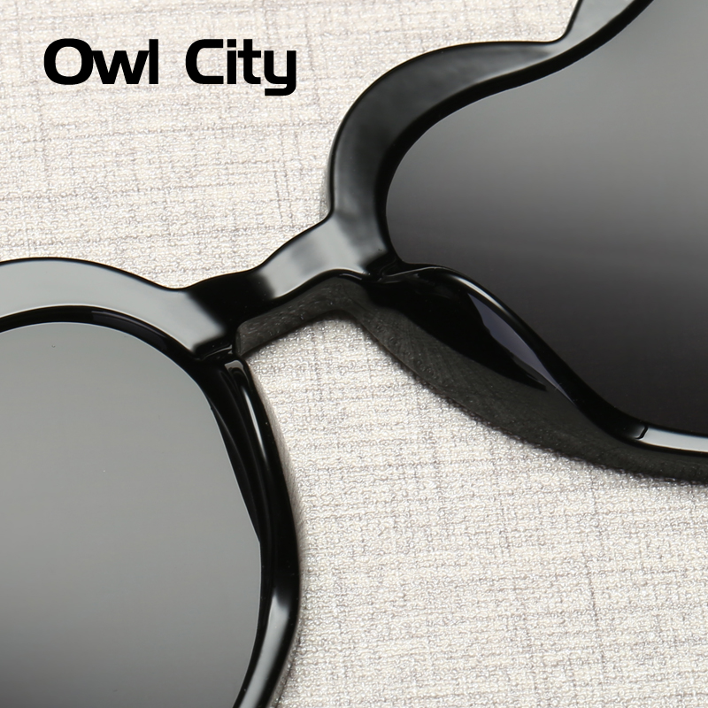 Owl City Heart Sunglasses Women Vintage Red Hearts Shaped Sunglass Ladies Retro Brand Eyewear 90s for Female Shades
