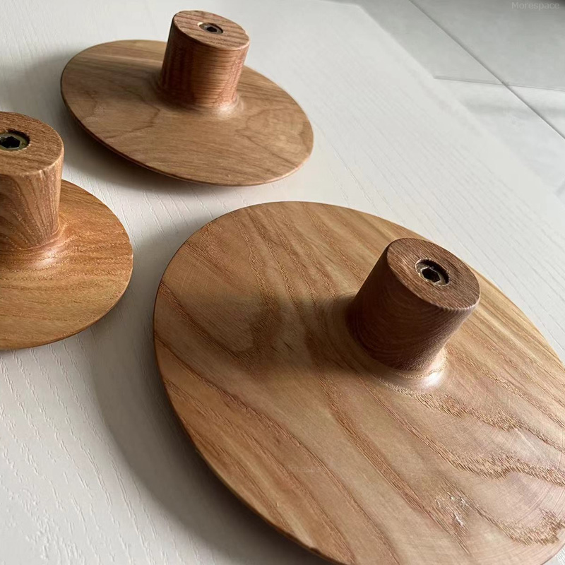 Wandkapstok Kledingrek Houten Houten Ronde Kapstok Muur Decor Handdoek Haken Woonkamer Slaapkamer Ingang Kleerhangers