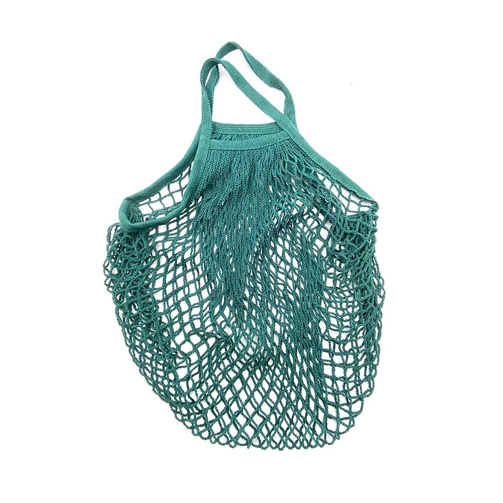 Totes Gittergewebe Tasche Baumwolle Schnur Produzieren Einkaufen Schildkröte-taschen Lebensmittel Kurzen Griff Netz Schulter-Tasche Obst Gemüse wiederverwendbar: P