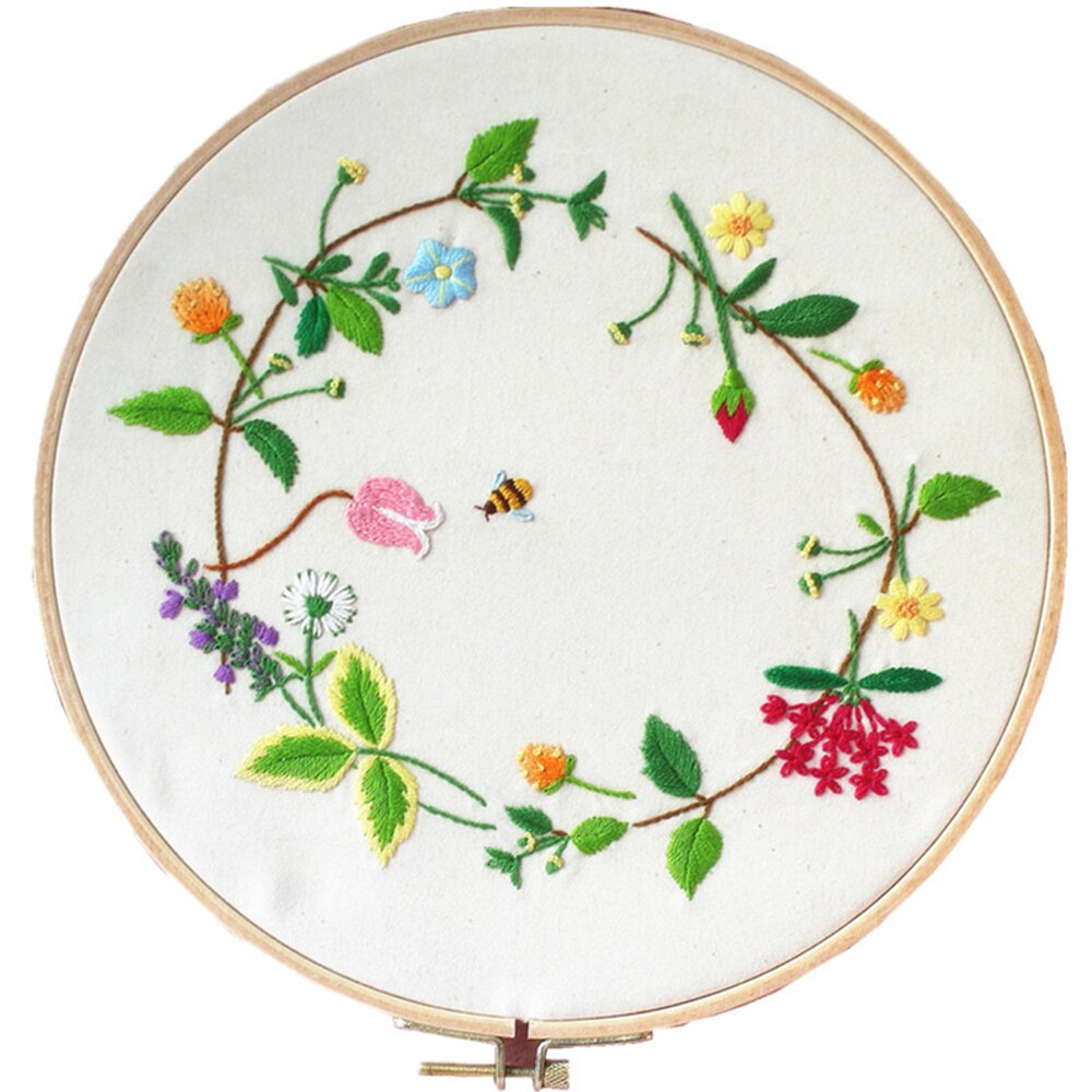 Handicraft Embroidery Kit Cross Stitch Kit DIY Materials Flower Garland