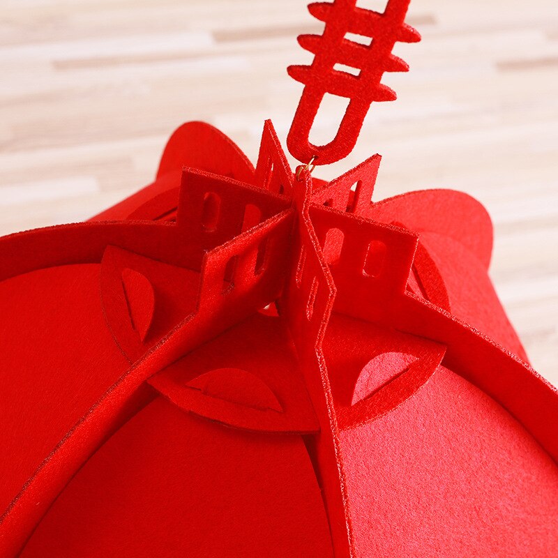 Non-woven rode paleislantaarn chinese jaardecoratie feestproducten non-woven rode lantaarn chinees jaar