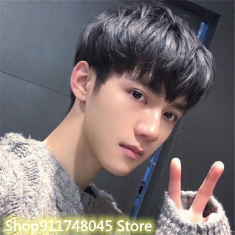 Unisex Short Fluffy Wig Headgear Matte Full Wig For Man Or Cool Women