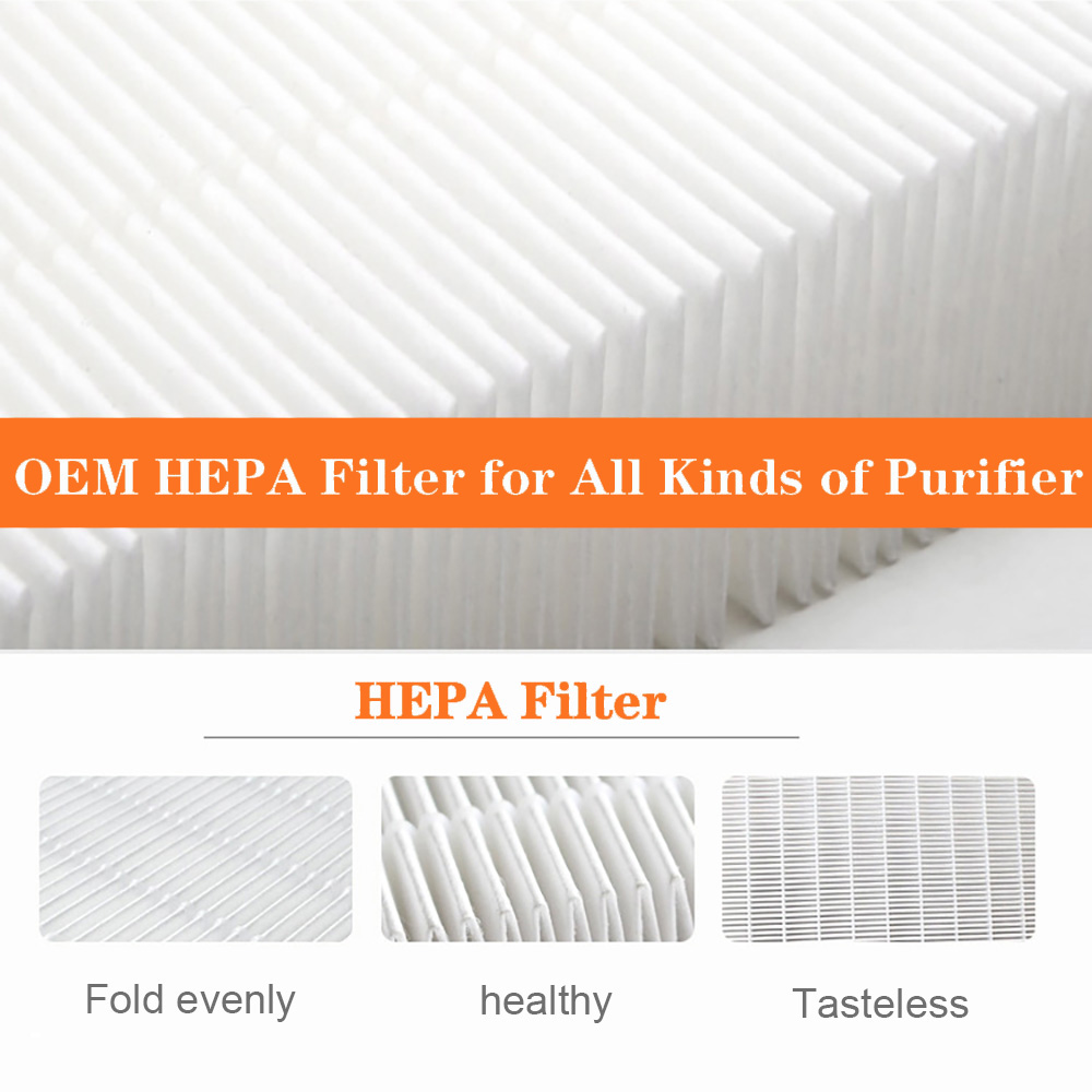 Filtro HEPA de repuesto y filtro de carbón para purificador de aire iClima, LUX-8000W