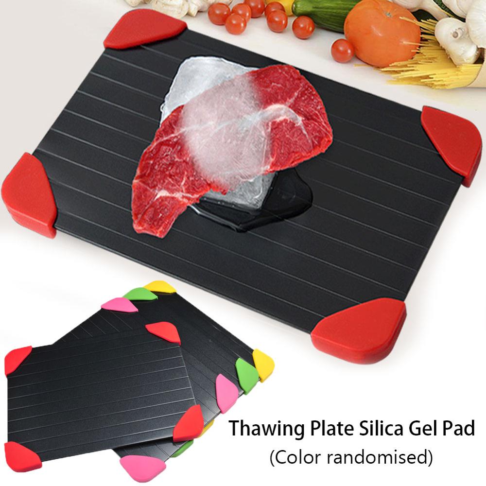 2 In 1 Safety Fast Defrosting Meat Tray chopping Board Rapid Thawing Tray Quick Thawing Plate Frozen Food Meat Kitchen Gadgets