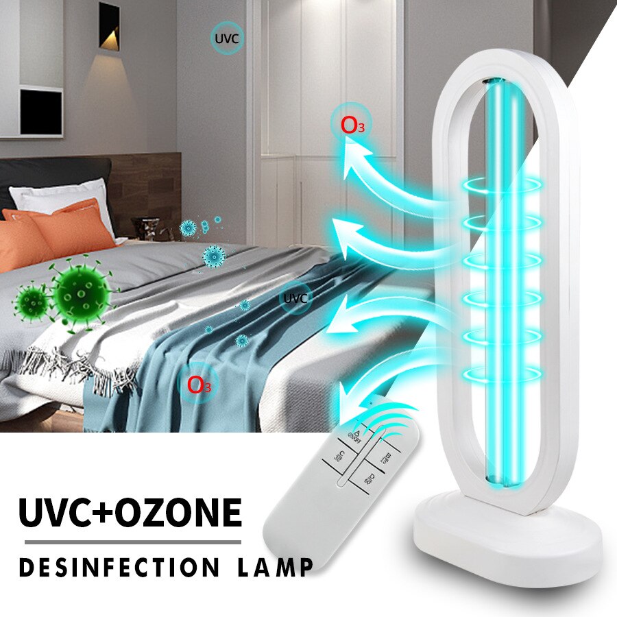 50W High Ozone UV Disinfection lamp 110V 220V Household Ultraviolet Lamps UVC Germicidal Light Sterilizing ousehold Disinfection