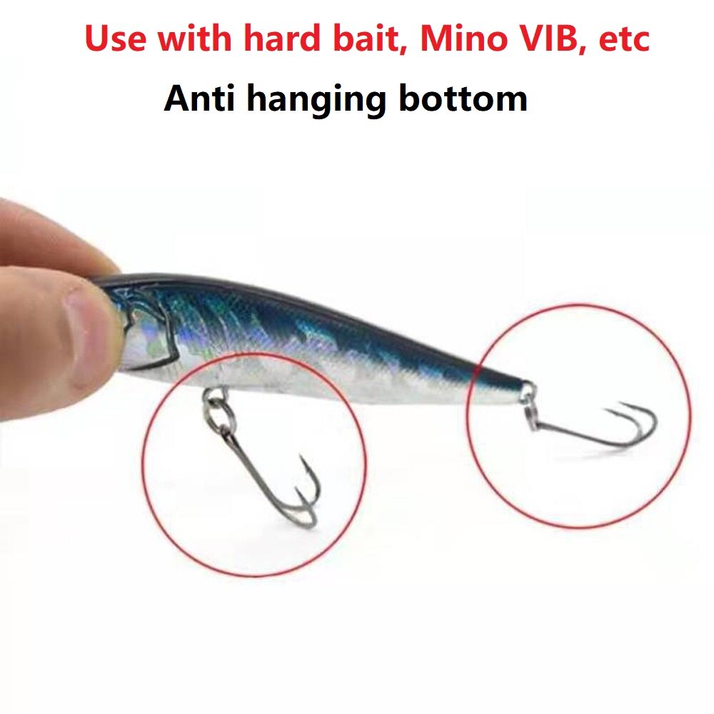 10 unids/lote de anzuelos dobles de vástago largo, anzuelos de pesca para atar moscas, anzuelo doble sin malezas para plantilla de señuelo suave, accesorios para aparejos de pesca de carpa y lubina