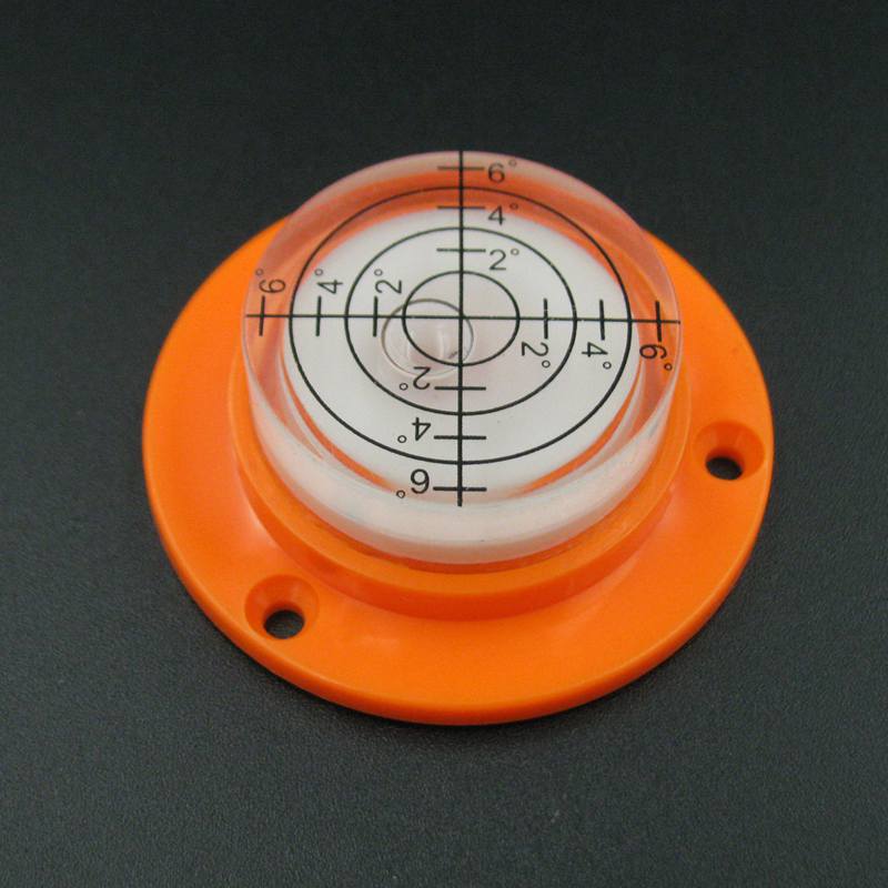 HACCURY 50*17mm Bullseye Wasserwaage wasserwaage Runde Rund libelle wiht befestigungslöcher