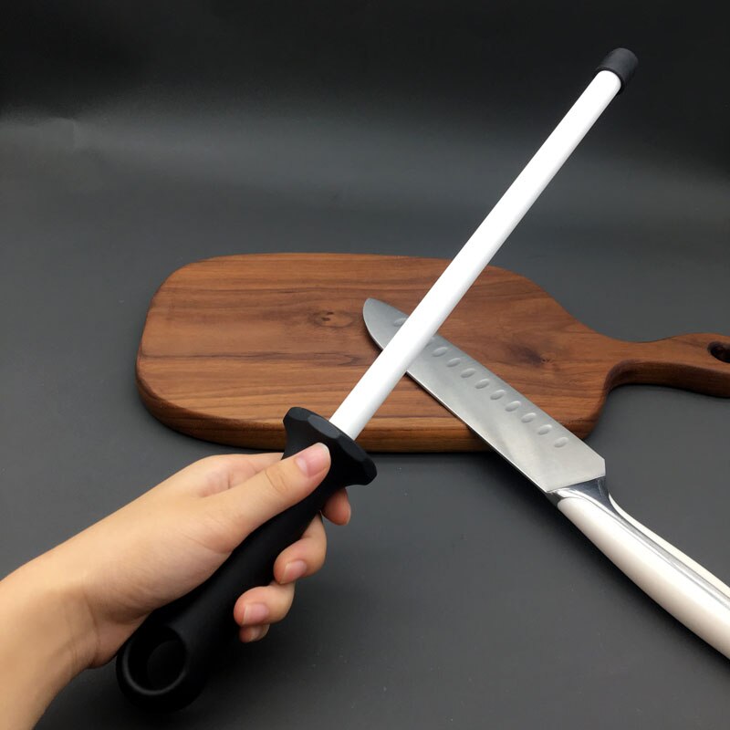 8 Inch ceramic knife sharpening steel sharpening system with ABS handle sharpener chef steel knife kitchen sharpening rod