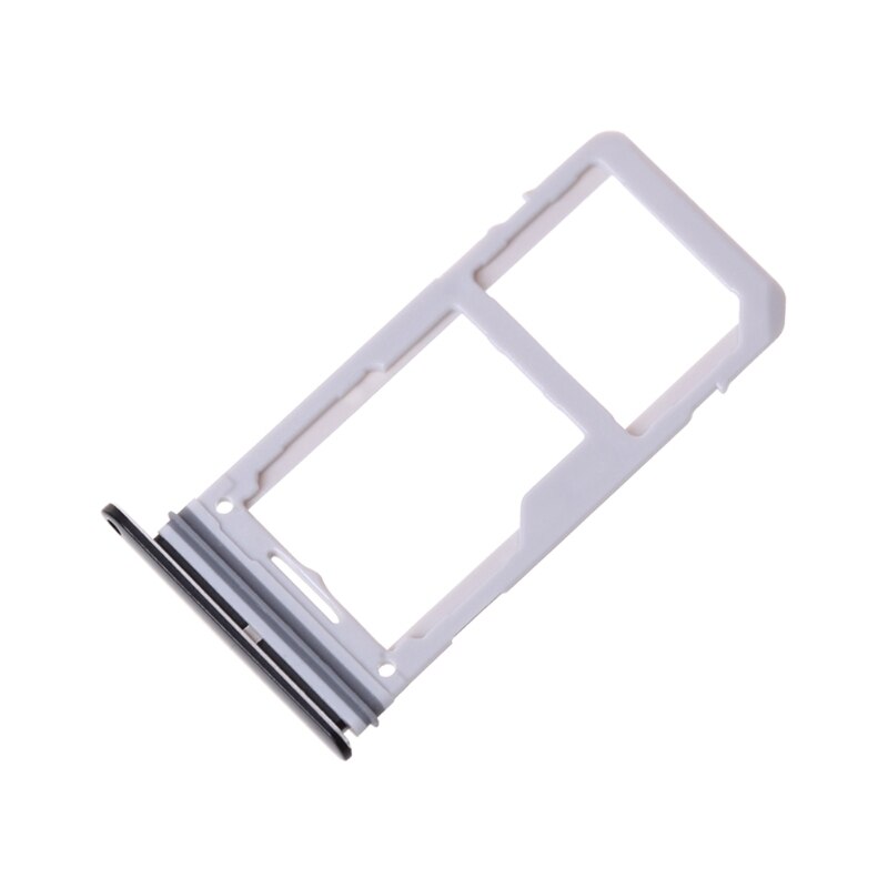 praktisch SIM SD Karte Single/Dual Slot Tablett Für Samsung Galaxis S8 S8 Plus: Dual-BK